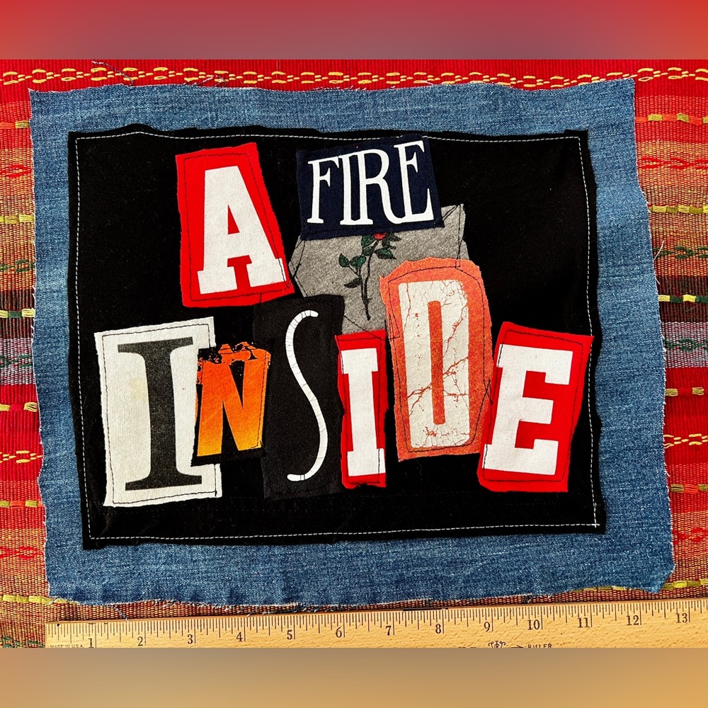 Ransom Note Patch - A Fire Inside - Picture 6 of 13